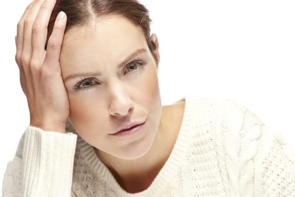 Frustrated woman posing — Stock Photo, Image