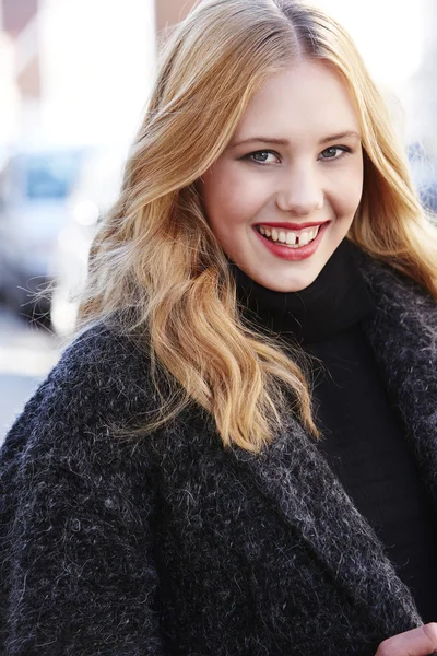 Beautiful strawberry blonde woman — Stock Photo, Image