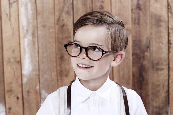 Jongen dragen bril — Stockfoto