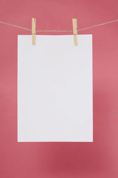 Blank white page — Stock Photo, Image