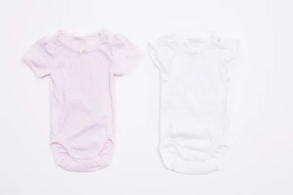 Pink and white babygros — Stock Photo, Image