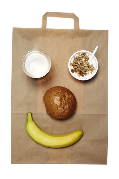 Takeaway comida pequeno-almoço — Fotografia de Stock