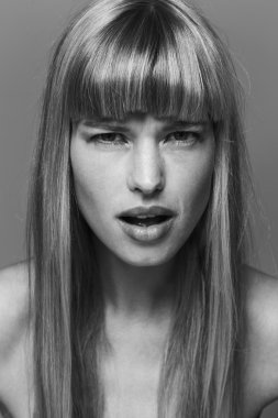 kızgın güzel kadın