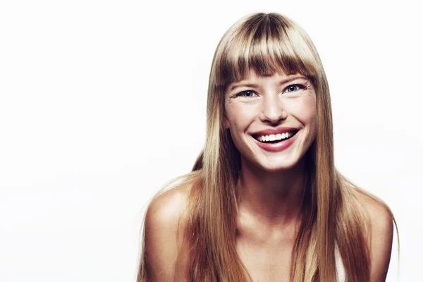 Young woman laughing — Stock Photo, Image