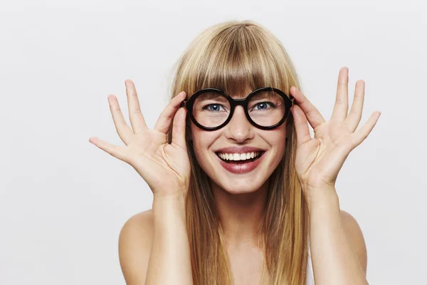 Schöne junge Studentin — Stockfoto