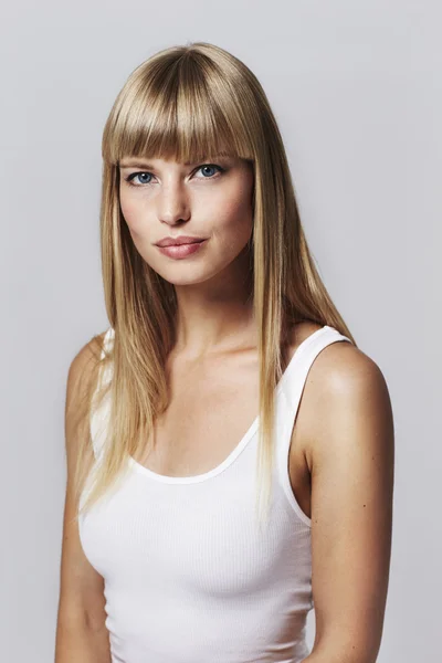 Söt blond modell — Stockfoto