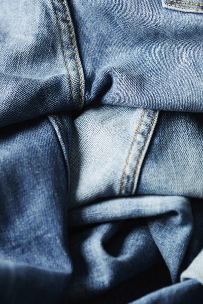 Närbild av gamla jeans — Stockfoto