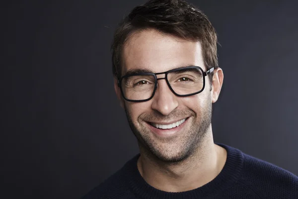 Confident man in spectacles — Stock Photo, Image