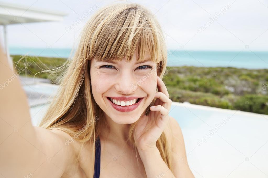 Smiling young woman