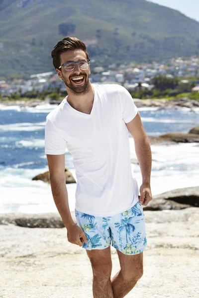 Young man wearing spectacles — Stock Photo, Image