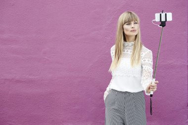 Pretty young woman posing
