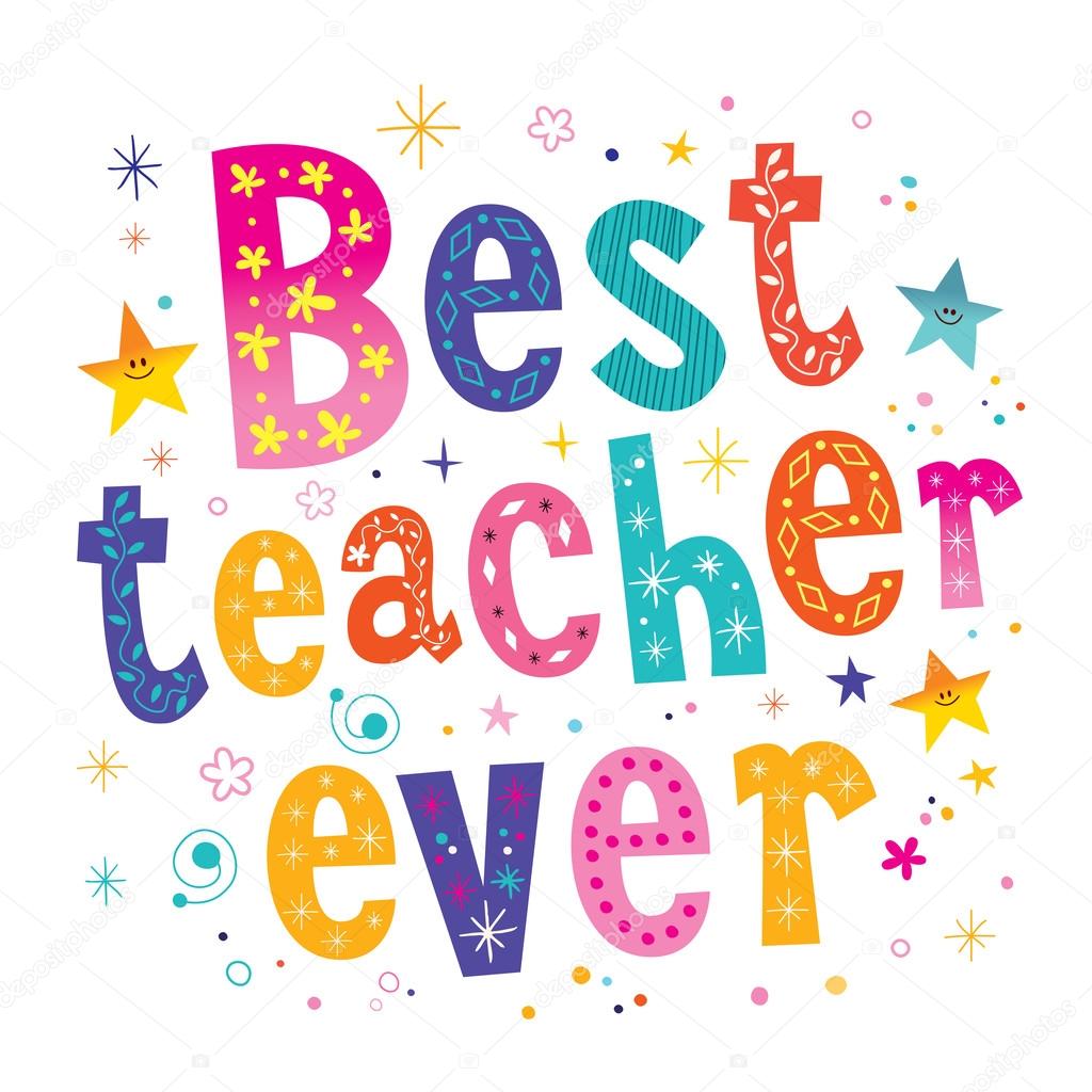 Download Best teacher ever — Stock Vector © Aliasching #124136984