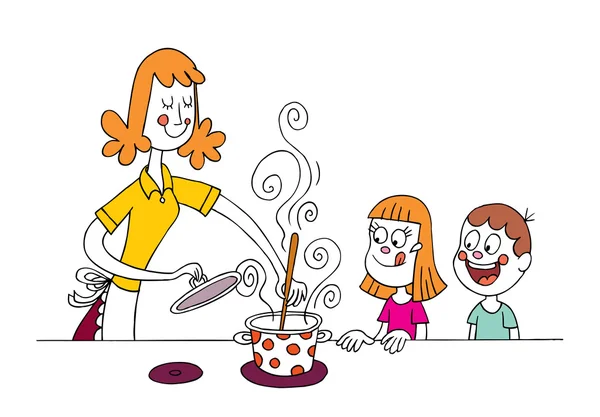 çocuklar için yemek anne