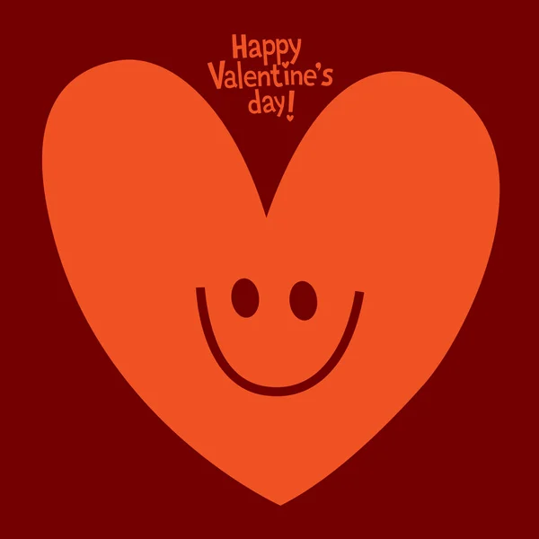 Happy Valentine Day Greeting Card — Stock Vector