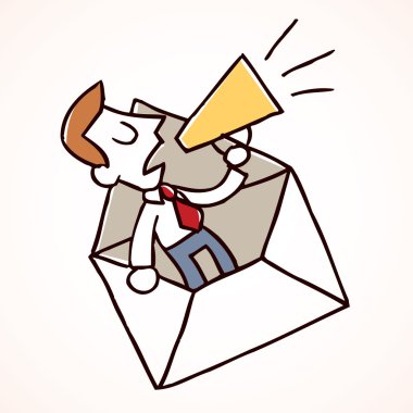 İşadamı ve hoparlör