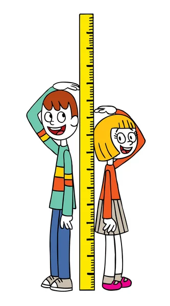 Height measure — Stock Vector