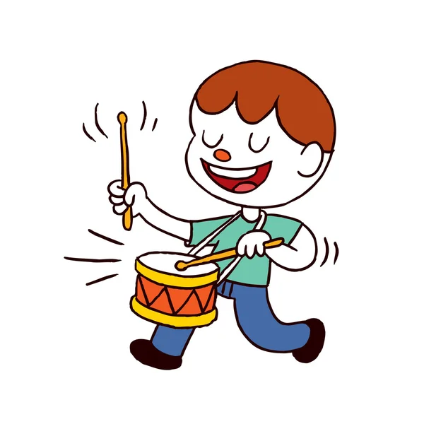 Baterista. — Vector de stock