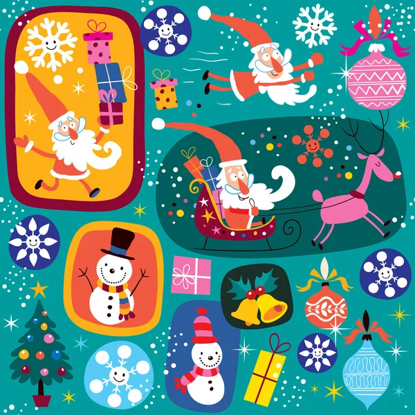 Christmas pattern — Stock Vector