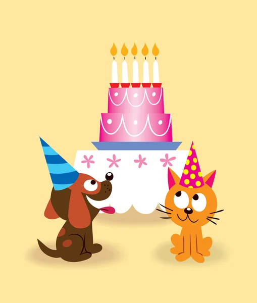 Happy birthday card — Stock Vector