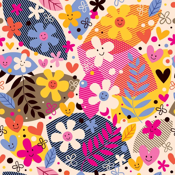 Flowers pattern — Stock Vector