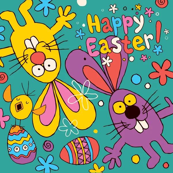 Happy Easter card — Stock Vector