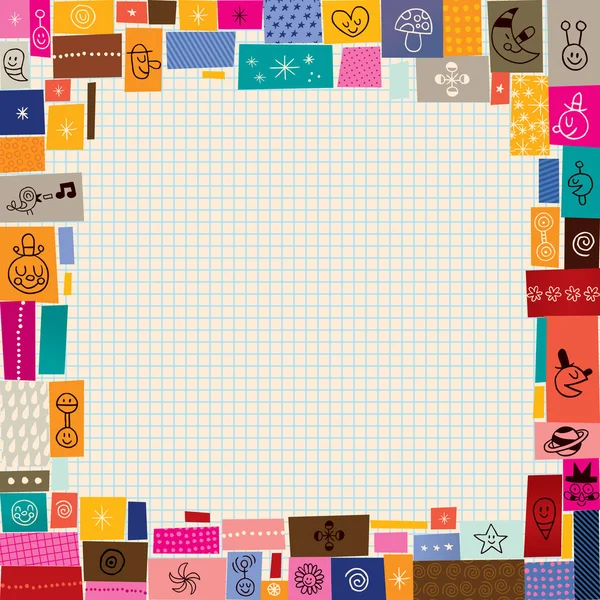 Kolaj doodle kenarlık