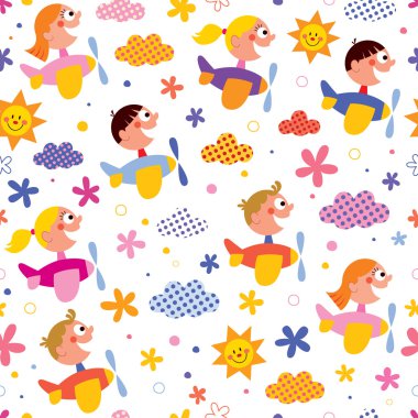 Uçak desen çocuklarda