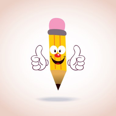 Maskot kalem karakter