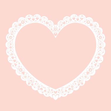 Sevgililer günü kalp dekoratif süs çerçevesi