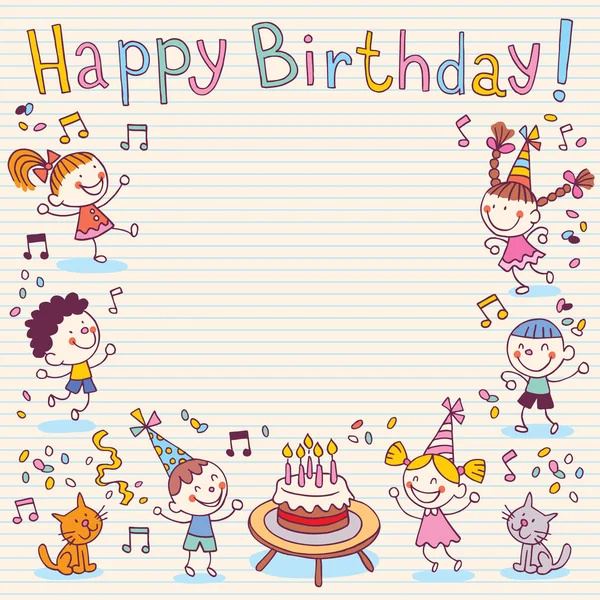 Happy Birthday card — Stock Illustration Happy Birthday card Vector Graphics