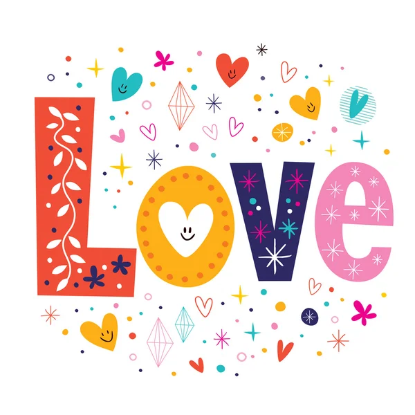 Love card — Stock Vector