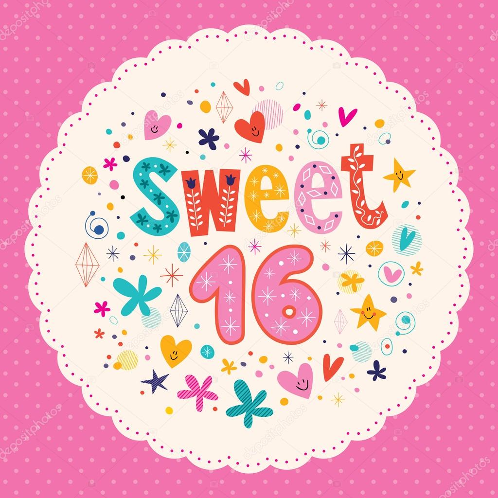 Sweet Sixteen card