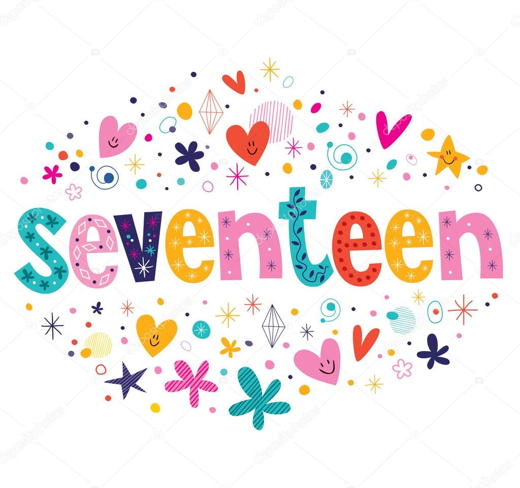 Seventeen retro card