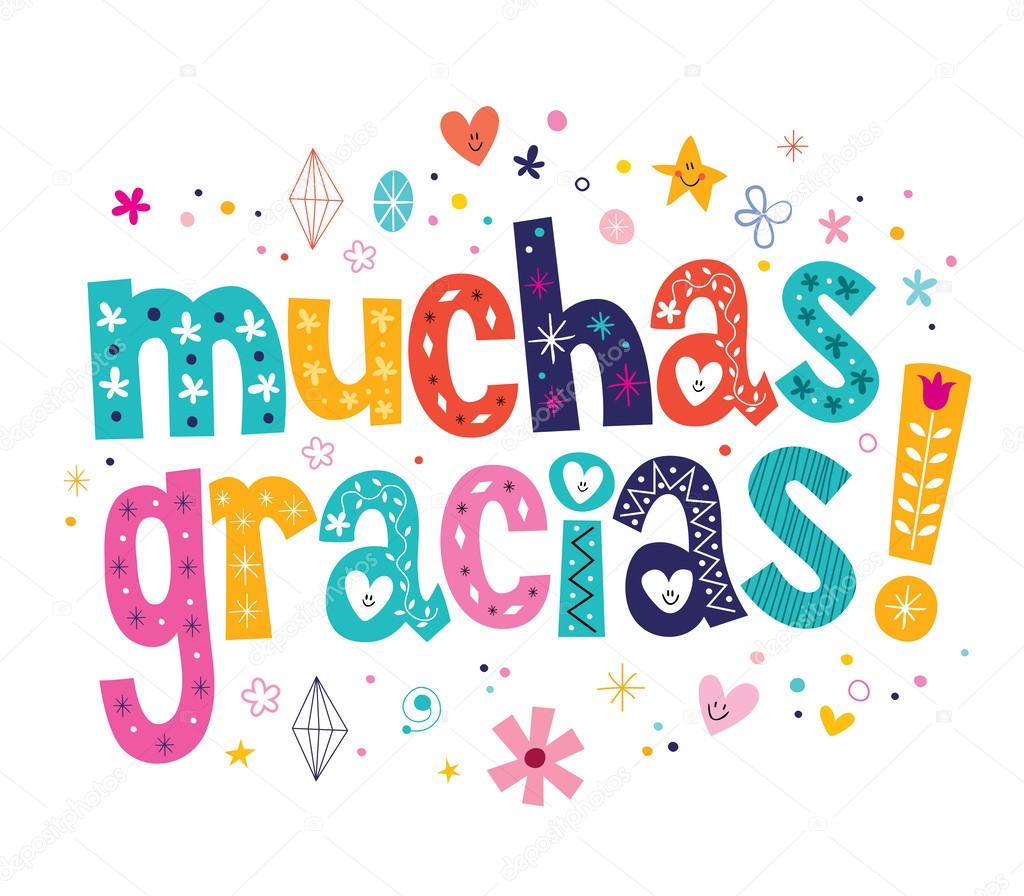 Muchas gracias card ⬇ Vector Image by © Aliasching | Vector Stock 58904703