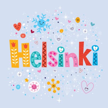 Helsinki - dekoratif tasarım yazı tipi