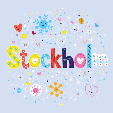 Stockholm - dekoratif tasarım yazı tipi