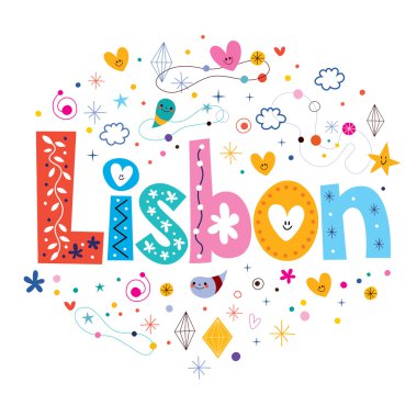 Lizbon tipografi yazı tasarımı