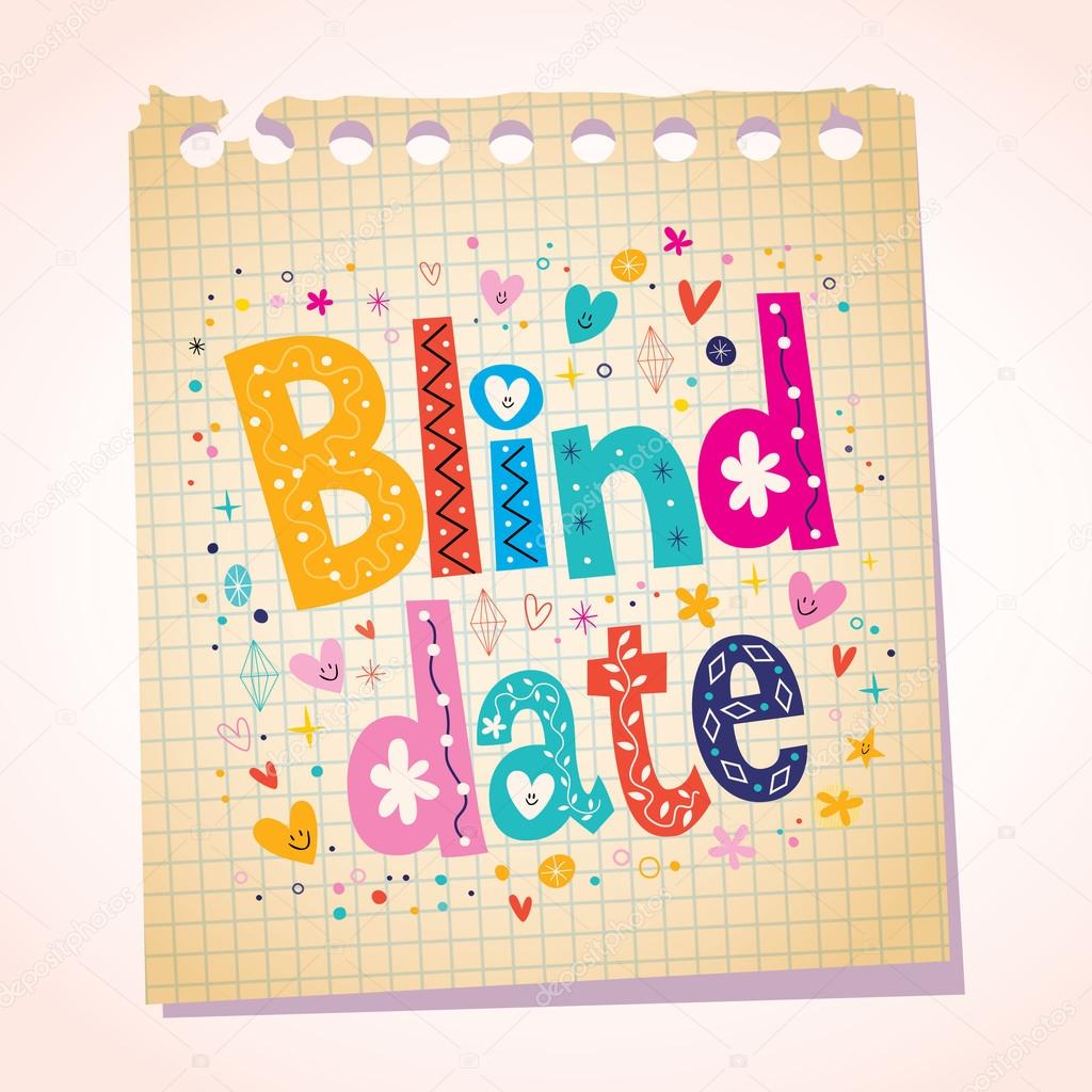 Blind date notepad paper message