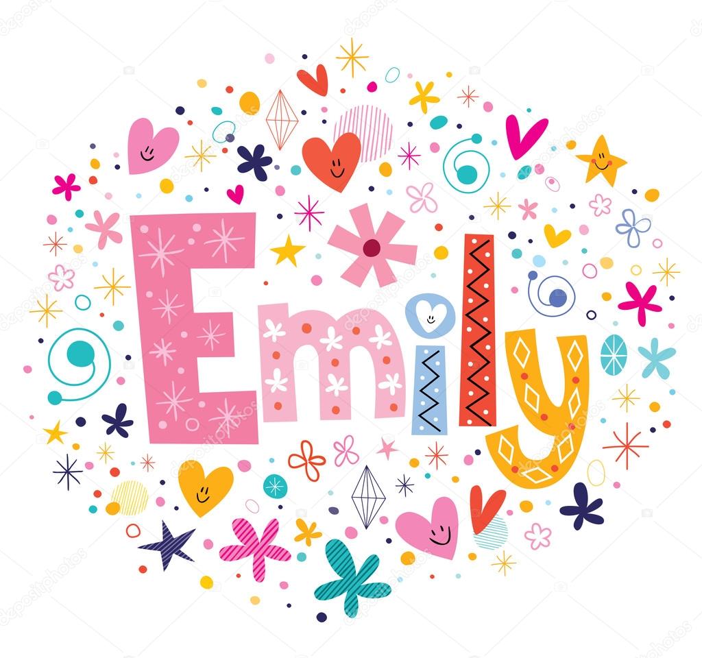 Personalized Emily Name Wallpaper : Emily Name Wall Art Redbubble - Joy
