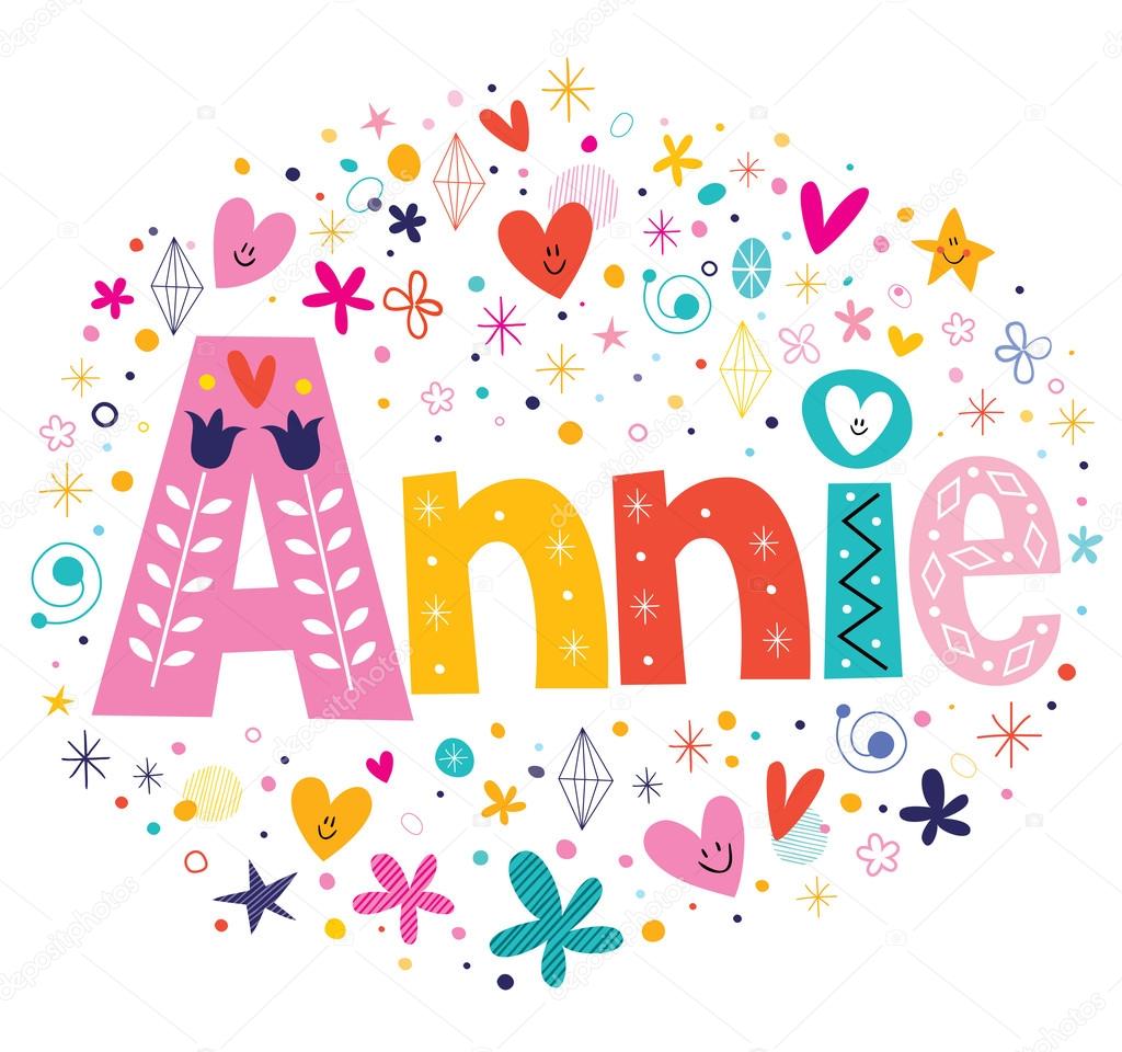 chicas de annie nombre diseo de tipo de letras decorativas archivo imgenes vectoriales - Letras Decorativas chicas de annie nombre diseo de tipo de letras decorativas archivo imgenes vectoriales - Letras Decorativas