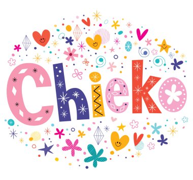 Chieko - kadınsı bir Japon verilen ad