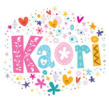 Kaori - kadınsı bir Japon verilen ad