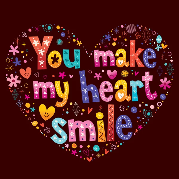 Gülümseme benim kalp yapmak