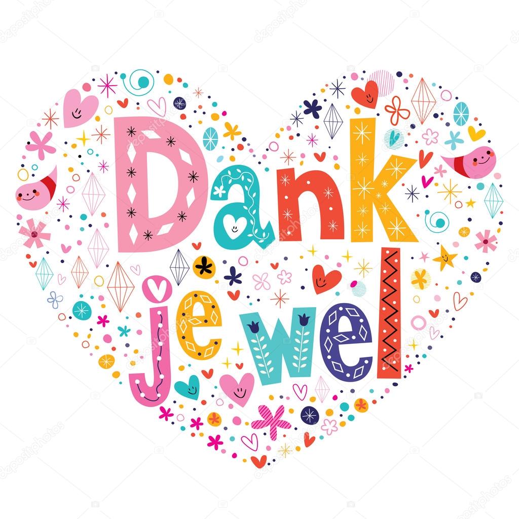 Dank Je Wel Thank You In Dutch Type Lettering Heart Shaped Card Vector Image By C Aliasching Vector Stock