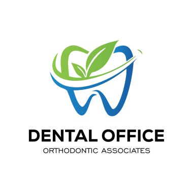 Diş Kliniği Logosu Tasarım Diş Logosu Soyut Doğrusal Dişçi Stomatolojisi