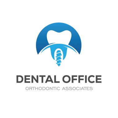 Diş Kliniği Logosu Tasarım Diş Logosu Soyut Doğrusal Dişçi Stomatolojisi