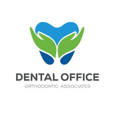 Diş Kliniği Logosu Tasarım Diş Logosu Soyut Doğrusal Dişçi Stomatolojisi