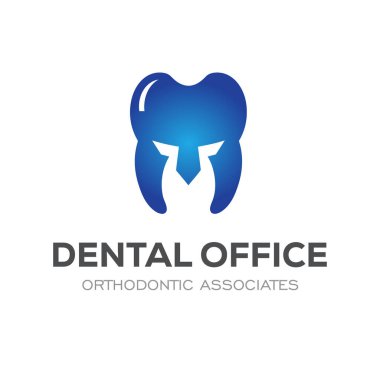 Diş Kliniği Logosu Tasarım Diş Logosu Soyut Doğrusal Dişçi Stomatolojisi