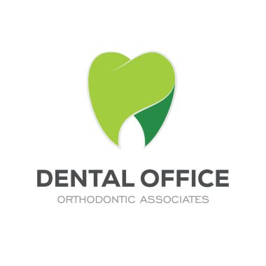 Diş Kliniği Logosu Tasarım Diş Logosu Soyut Doğrusal Dişçi Stomatolojisi