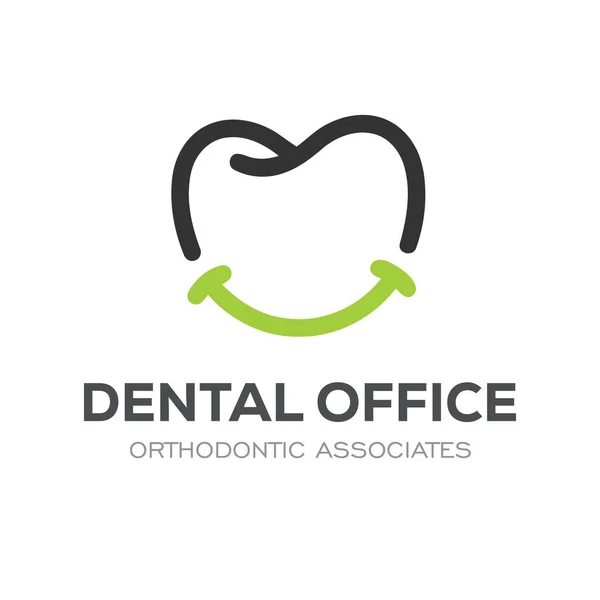 Clínica Dentária Logo Design Dentista Logo Dentista Abstrato Estomatologia Dentista —  Vetores de Stock